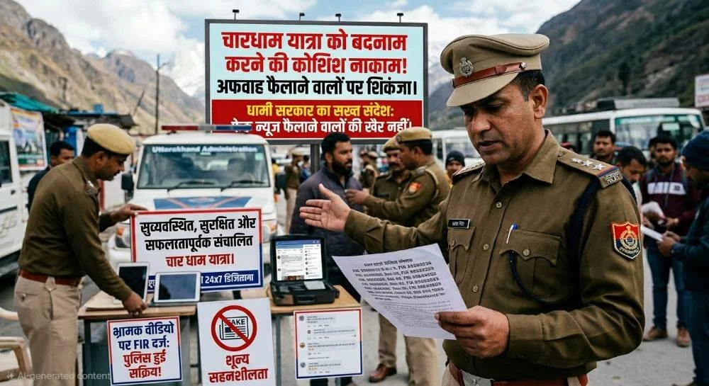 चारधाम यात्रा से खिलवाड़ पर सख्त कार्रवाई, भ्रामक वीडियो पर FIR दर्ज