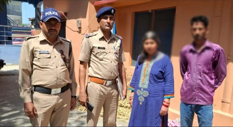 मानसिक रूप से कमजोर गुमशुदा महिला को उसके परिजनों से मिलाया