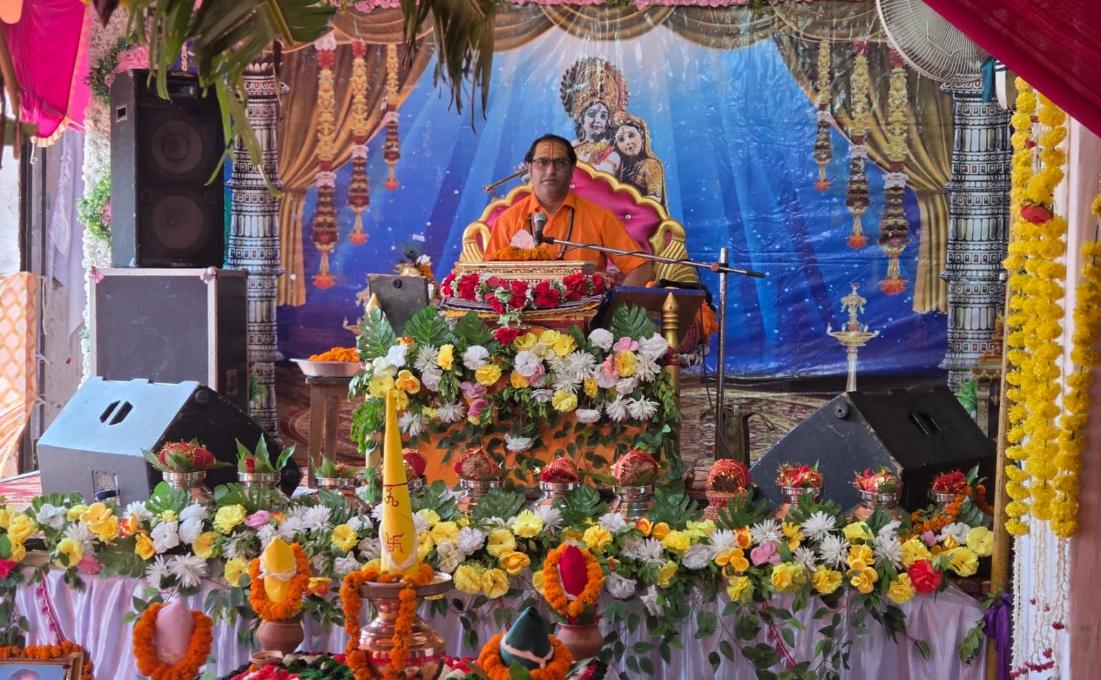 कोटद्वार में पुरुषोत्तम मास के अवसर पर श्रीमद्भागवत कथा का शुभारंभ, कलश यात्रा में उमड़ी श्रद्धालुओं की भीड़